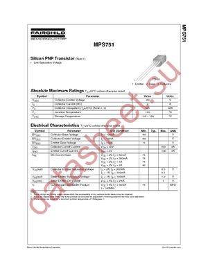MPS751 datasheet  